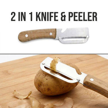 2 in 1 knife and Peeler