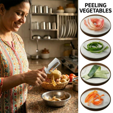 2 in 1 knife and Peeler