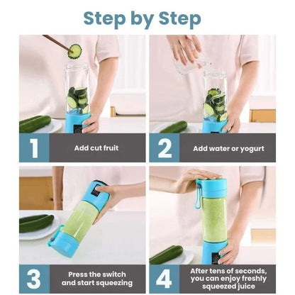 Portable blender and juicer