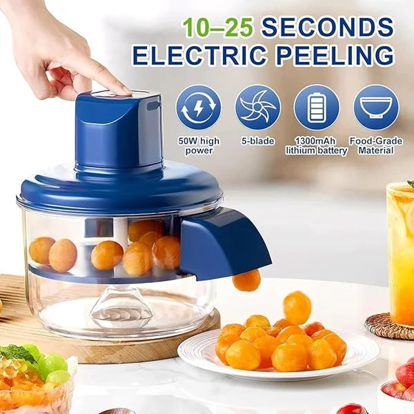 Electric Fruit & Garlic Peeler Pro