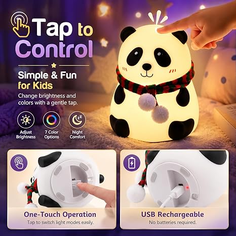 Panda touch lamp