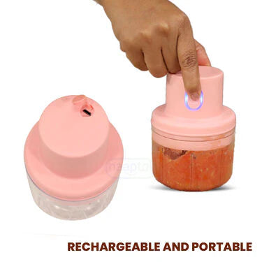 Rechargeable mini electric chopper