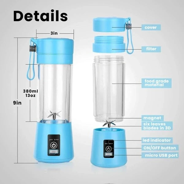 Portable blender and juicer
